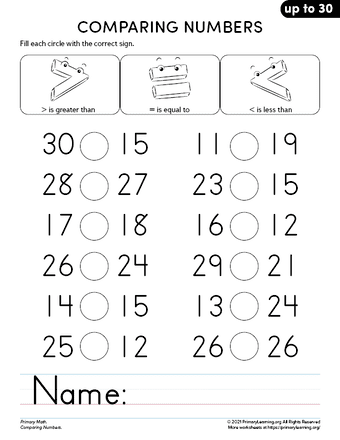 ordering 2 digit numbers worksheet primary resources