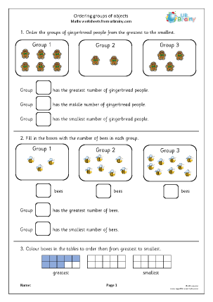 Ordering Numbers - URBrainy.com
