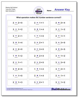 Math Worksheets