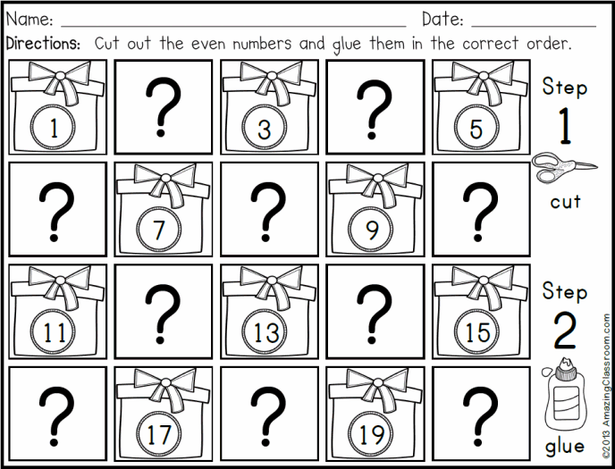 Math - Numbers &  Operations - Ordering Numbers - Common Core State ...