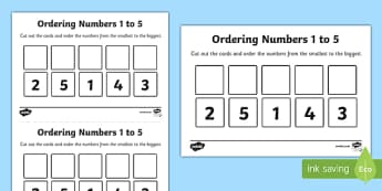 Ordering Numbers Early Years (EYFS) Resources - Twinkl