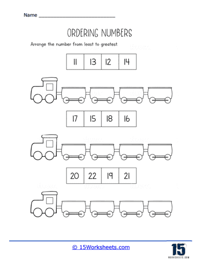 Ordering Numbers Worksheets - 15 Worksheets Library
