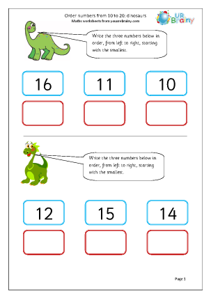 Ordering Numbers - URBrainy.com