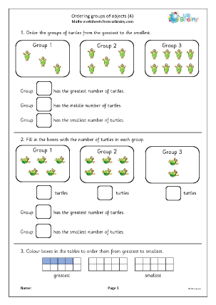 Ordering Numbers - URBrainy.com