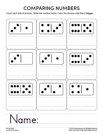 Comparing Dominoes - Part 4  