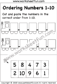 Numbers - Ordering Numbers / FREE Printable Worksheets - Worksheetfun