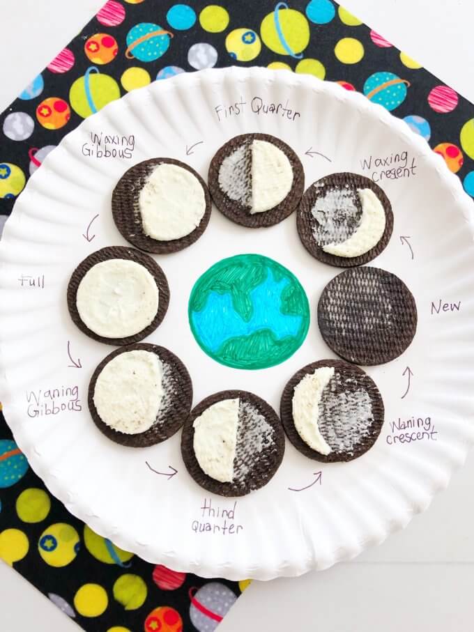 oreo moon phases worksheet