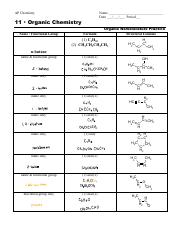 Organic Chemistry Worksheet 2.pdf - AP Chemistry Name Date ...