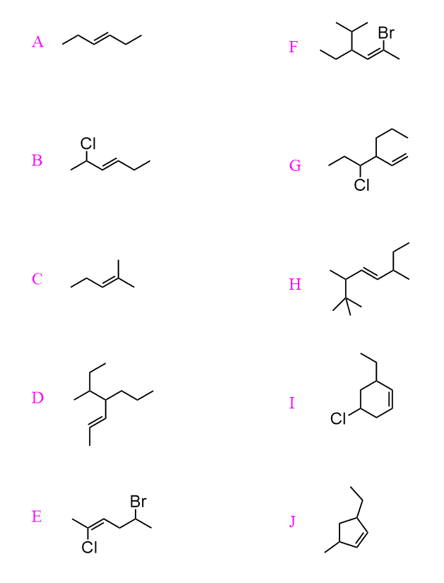 organic nomenclature worksheet