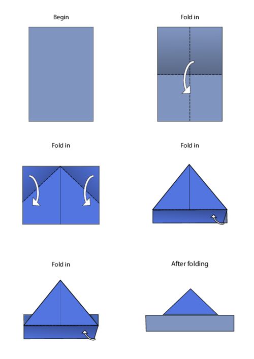 Easy Origami Instructions - Boat - KidsPressMagazine.com
