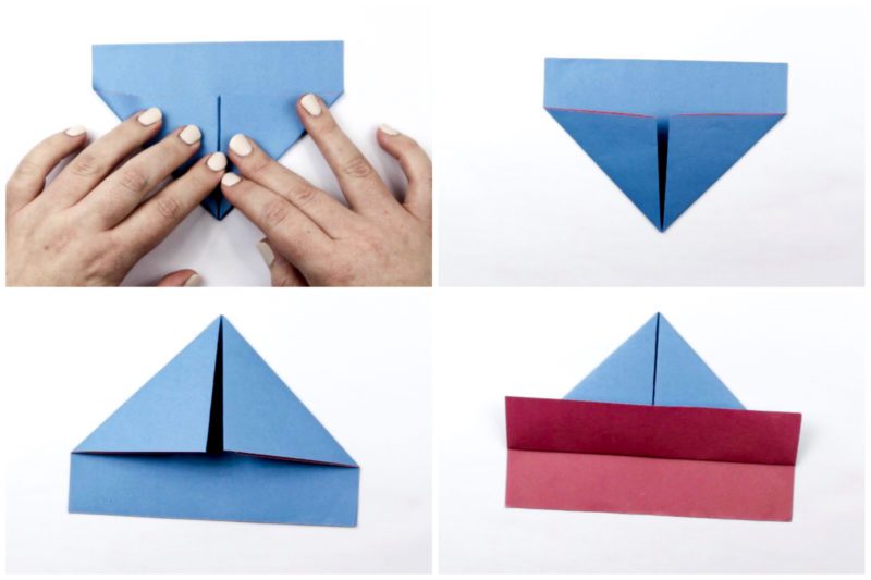 Origami Sailboat Step By Step Instructions - Paper Kawaii
