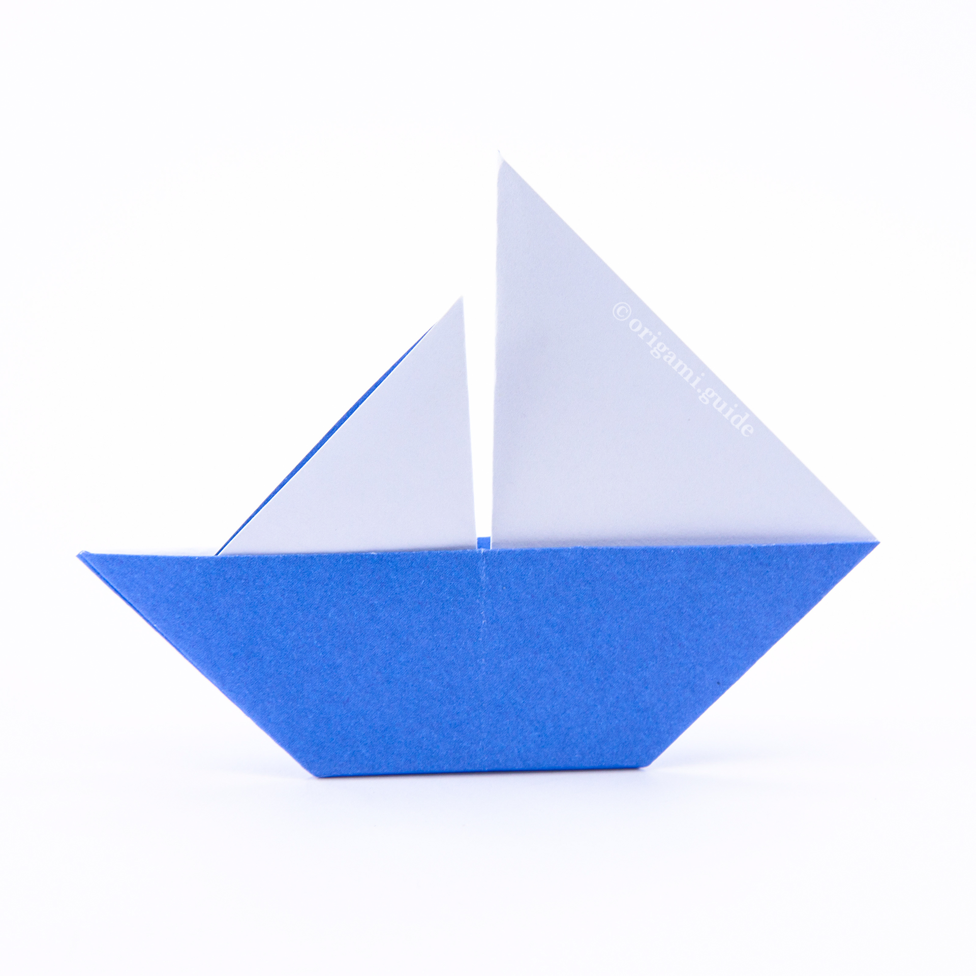 origami sailboat instructions printable