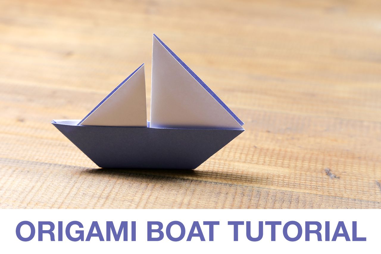 origami sailboat instructions printable