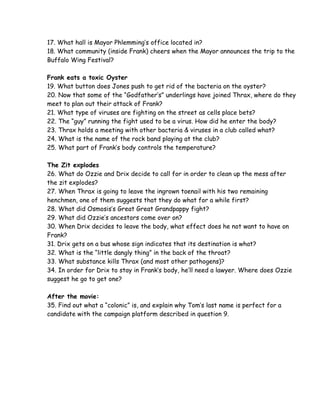 osmosis jones worksheet answers