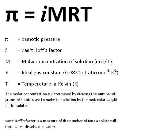 Osmotic Pressure | Definition, Formula &  Calculations - Lesson ...