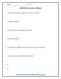 osmotic pressure worksheet