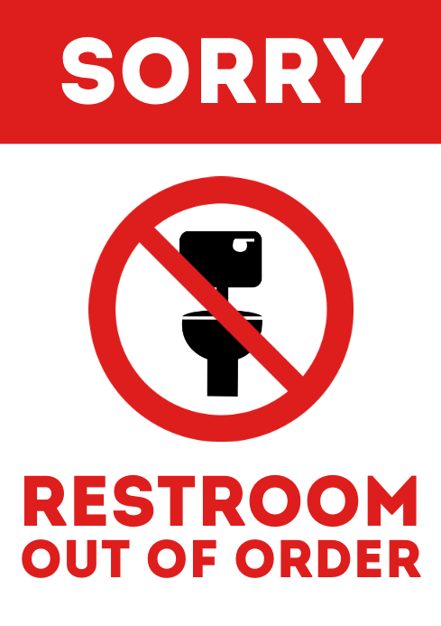 out of order signage printable
