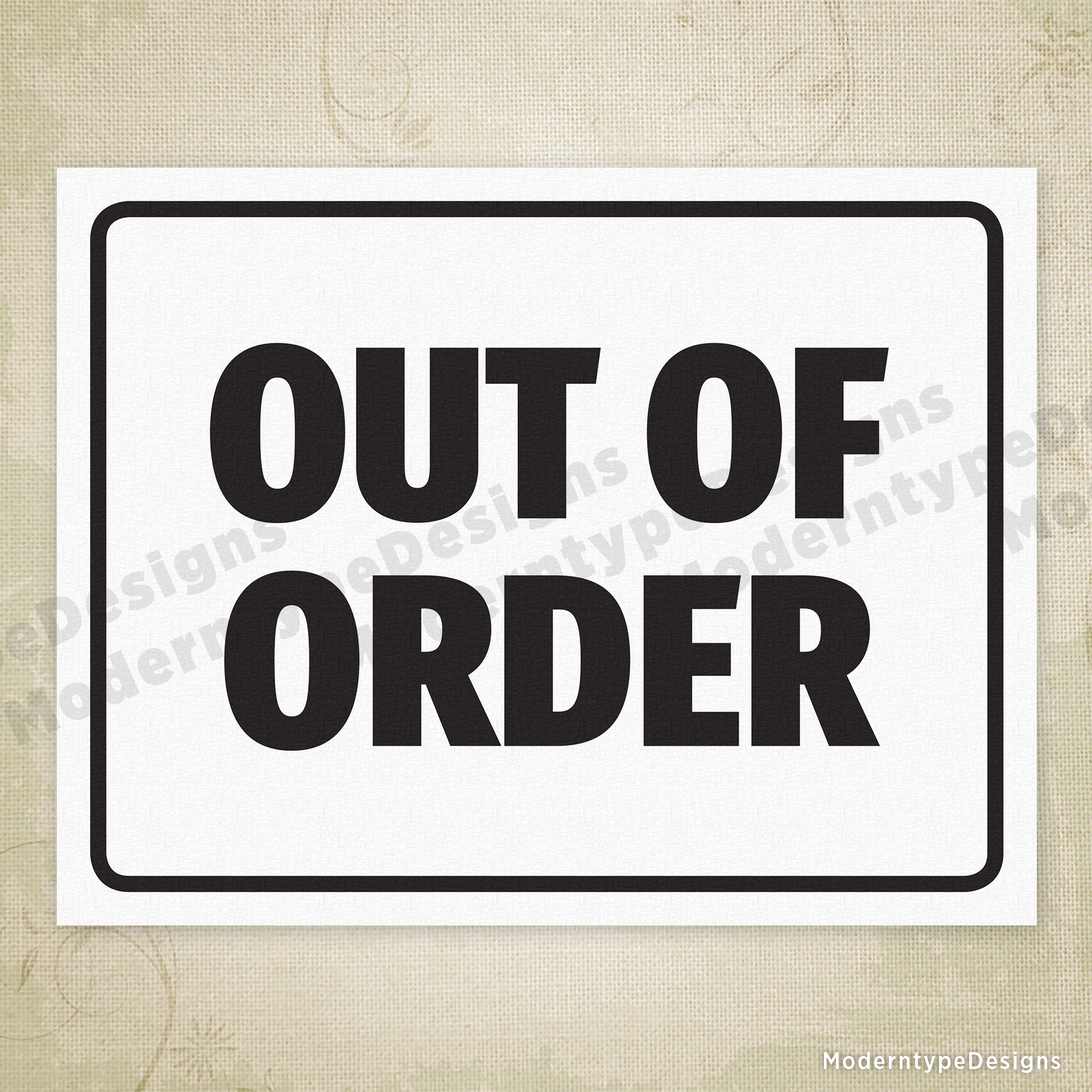 Free out of order signage printable Download Free out of order signage Free out of order signage printable Download Free out of order signage