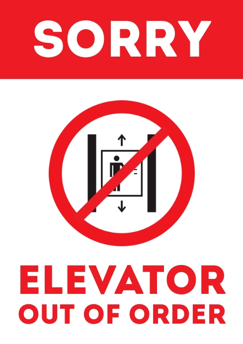 out of order signage printable