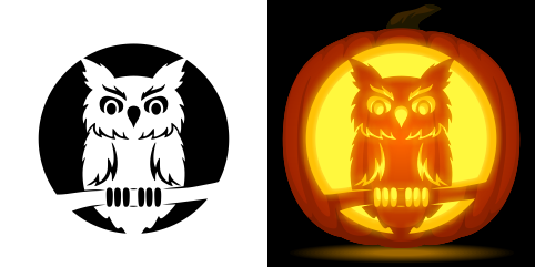 pumpkin owl templates free