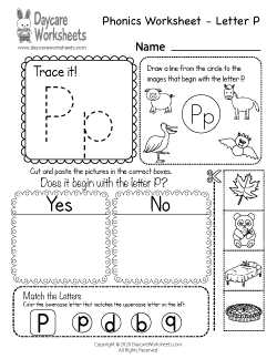 p sound worksheet