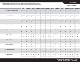 p90x ab ripper worksheet
