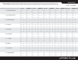 P90x plus worksheets | PDF