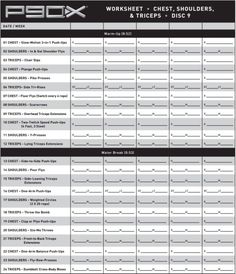 p90x workout worksheet