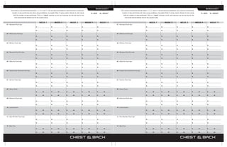 P90x worksheets | PPT