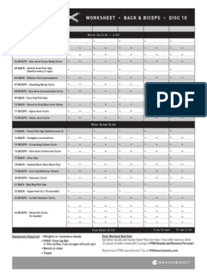 p90x worksheet excel