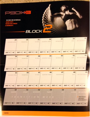 P90X3 Worksheets and Calendar - Happy Running Mom