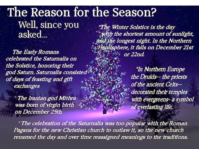 Christmas - The Pagan Holiday - Peaceful Sunshine by The Mystic Hippie