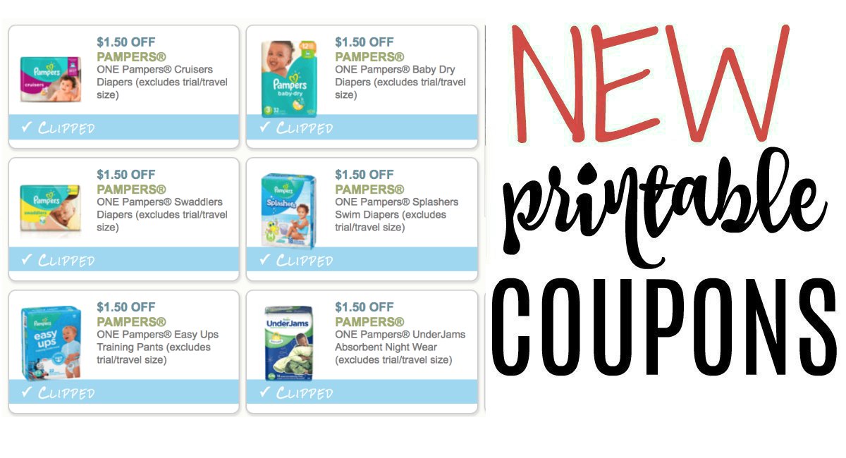 $9 Worth Of Pampers Coupons to Print! Easy Ups only $4.49! - The ...