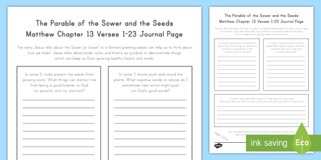 I Spy With My Little Eye Worksheet, Parables,teaching Children the ...