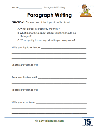 Paragraph Writing Worksheets - 15 Worksheets Library