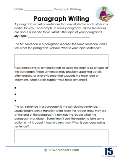 Paragraph Writing Worksheets - 15 Worksheets Library