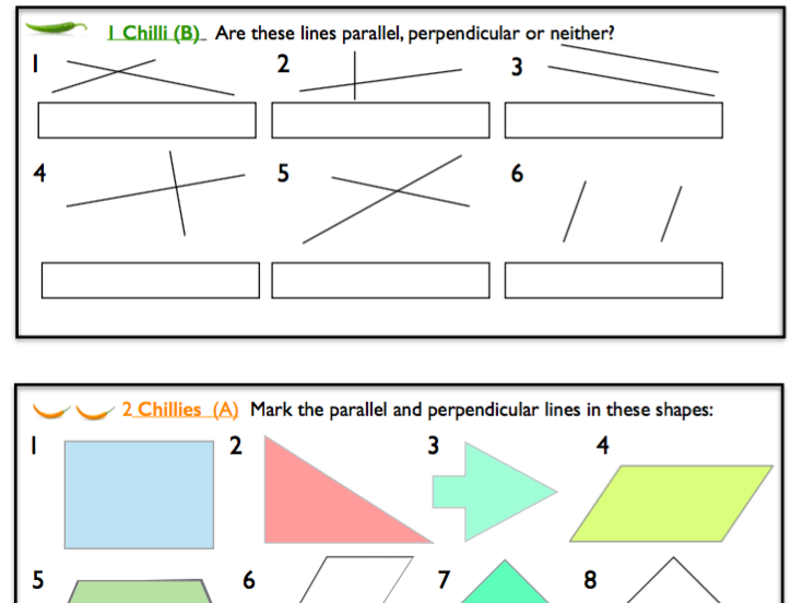 Parallel &  Perpendicular Lines - KS2  