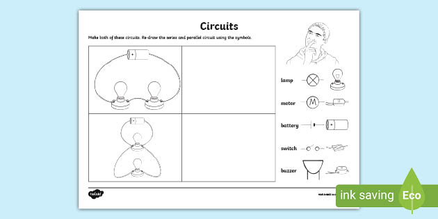 parallel and series circuits worksheet