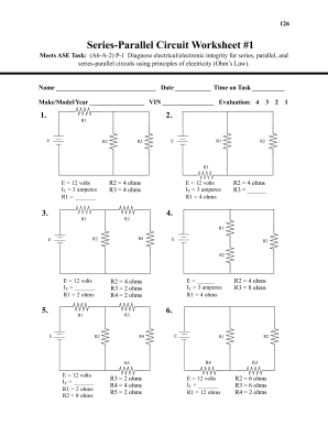 Parallel Circuit Worksheet 1 Answer Key - Fill Online, Printable ...