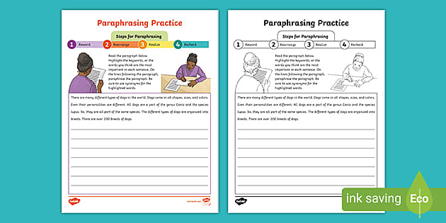 Summary or Paraphrase? | Teacher Made Resource | Twinkl