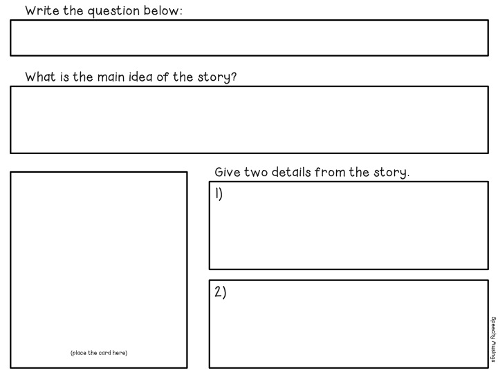 Comprehending and Paraphrasing Narrative Texts Packet | speechymusings