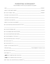A Parents Guide for Goal Setting Worksheets for Kids