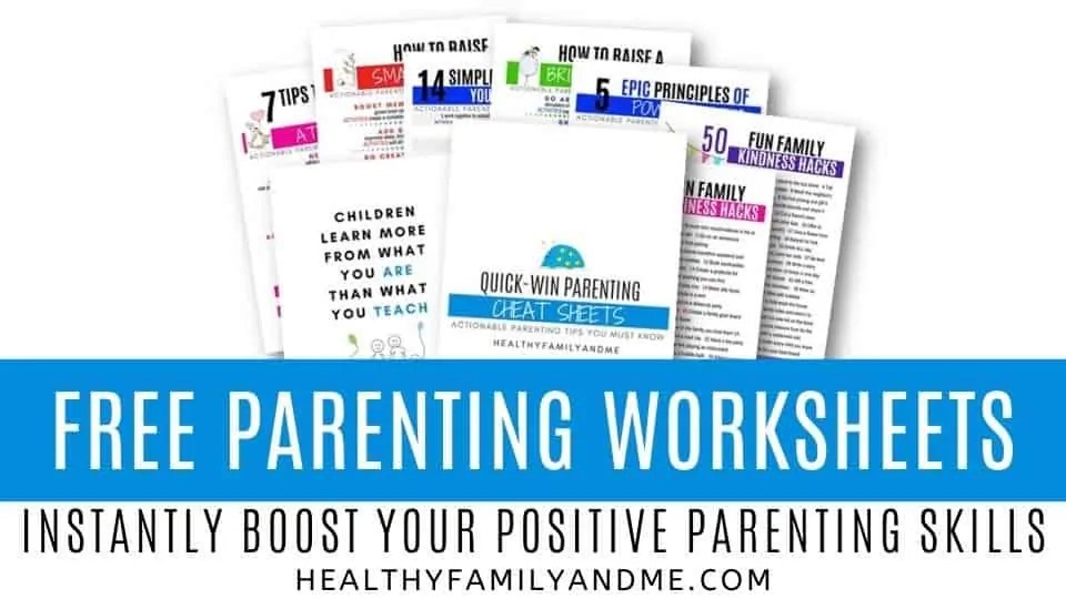 parenting skills worksheet