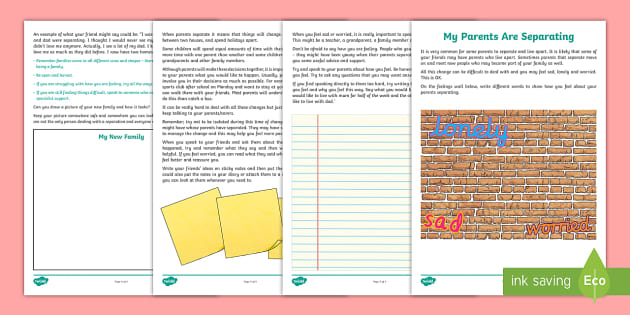 Family Relationships Worksheets for Kids and Teens