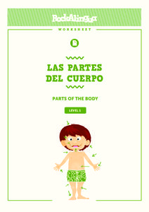 Las Partes Del Cuerpo (Parts of the Body) Worksheet for ...