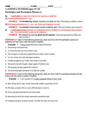 Participial Phrase: Complete with ease | airSlate SignNow