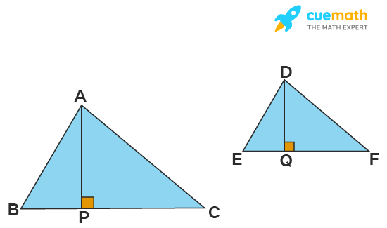 Area of Similar Triangles - Formula, Theorem, Proof, Examples