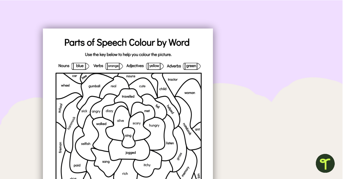 22 Coloring Page Parts Of Speech Beginner Homecolor H vrogue.co