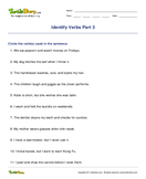 parts of speech worksheet 5th grade