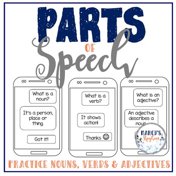 parts of speech worksheet for first grade
